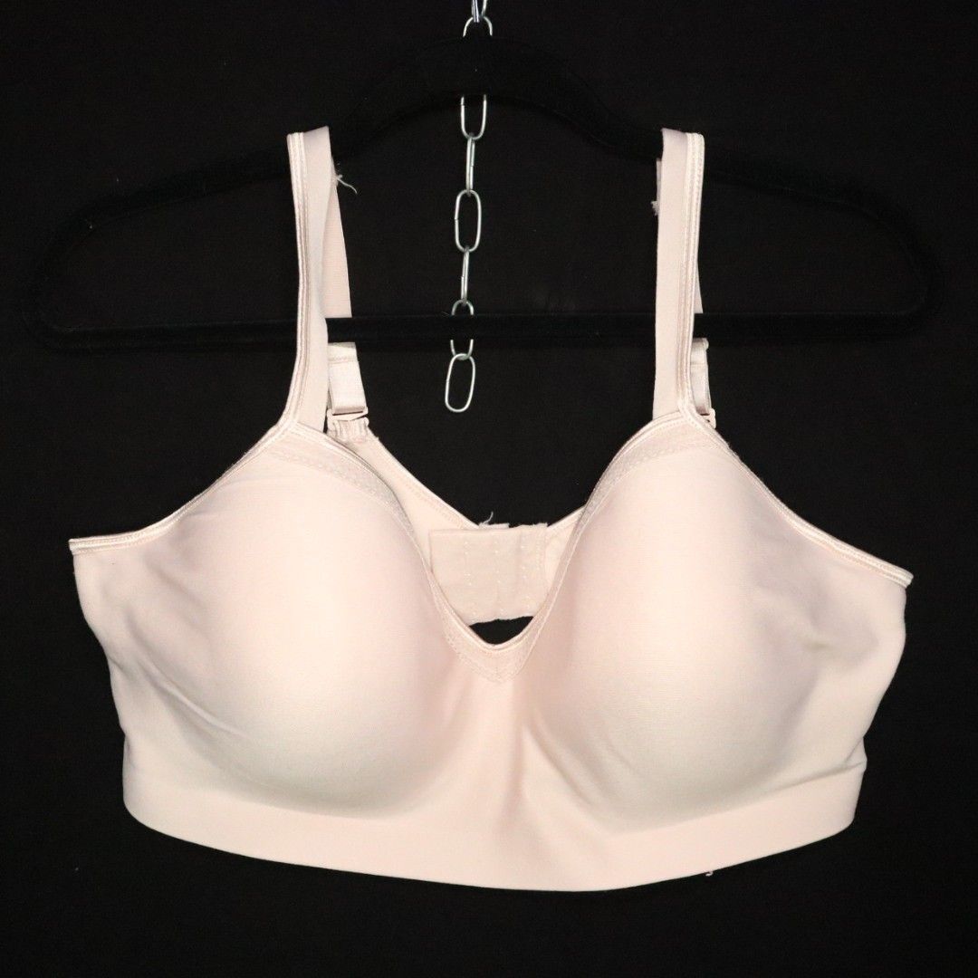 Hanes Bra #Mhw199 Nude Size 3xl Exercise No Wires